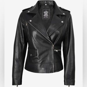 Real Leather Moto Jacket🖤
